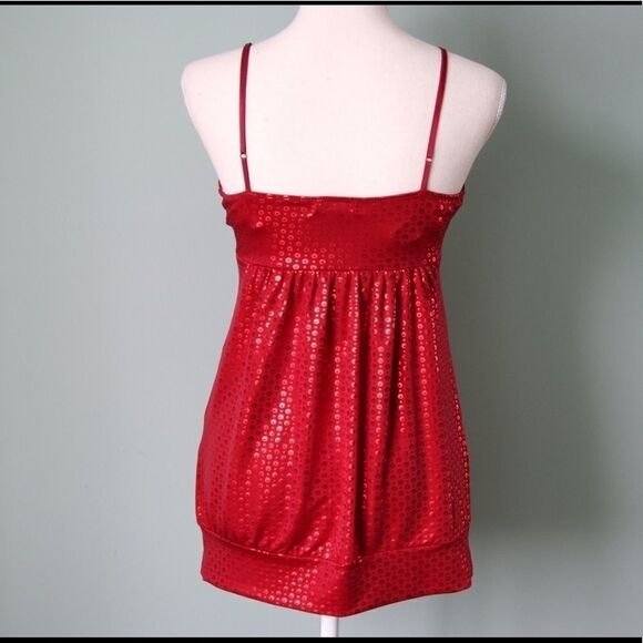 Warehouse One Faux Sequin Top Size Extra Small - Picture 3 of 5